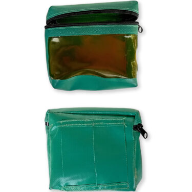 Bag only - Mine Waist Pouch Green PVC clear top