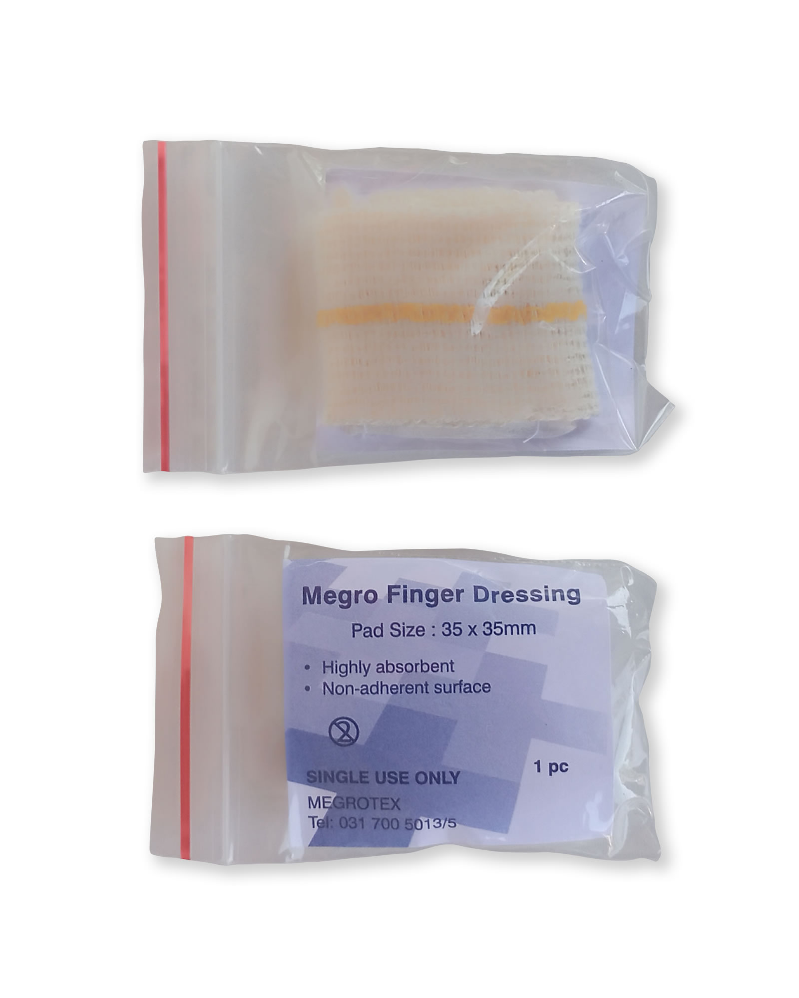 Finger Dressing Pad size 35x35mm BJ Tradelink cc