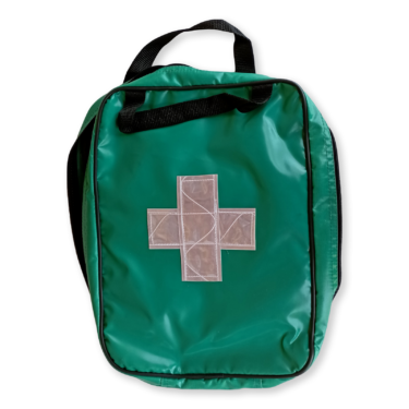 Bag only - Mine Green A4 PVC Bag with reflective cross