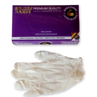 Gloves Latex PF Small (Box 100)